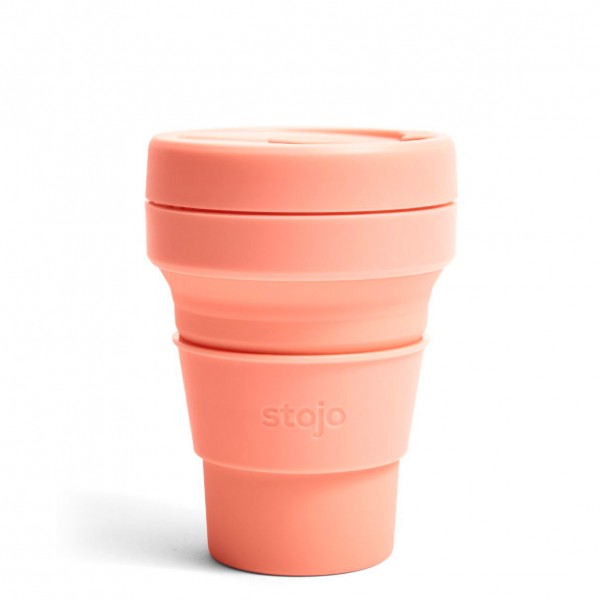 Многоразовая складная чашка Stojo 355 мл Apricot