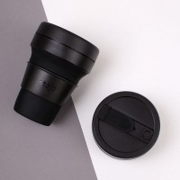 Многоразовая складная чашка Stojo 355 мл Ink