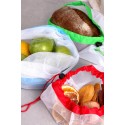Многоразовые мешочки для фруктов и овощей, 3 шт