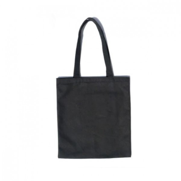 Чорний шоппер, сумка із застібкою і внутрішньою кишенею