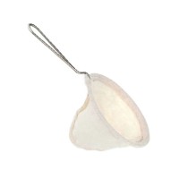 Багаторазовий бавовняний фільтр для кави з ручкою з нержавіючої сталі