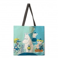 Шоппер "Мумі-троль" з принтом