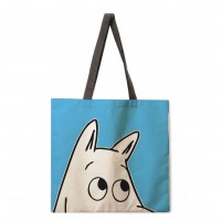 Шоппер "Мумі-троль" з принтом