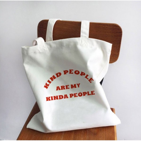 Шоппер, сумка "Kind people are my kinda people"