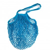 Авоська синя з довгими ручками