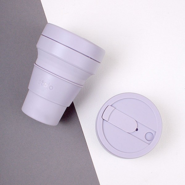 Многоразовая складная чашка Stojo 355 мл, Lilac