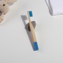 Бамбуковая зубная щетка детская, синяя